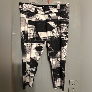 Adidas Climalite‎ Crop geometric Leggings L